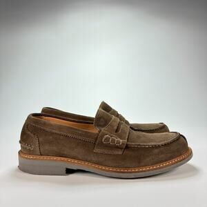 Florsheim Imperial Brown Suede Penny Loafers Slip On Moccasin Women's Size 5.5